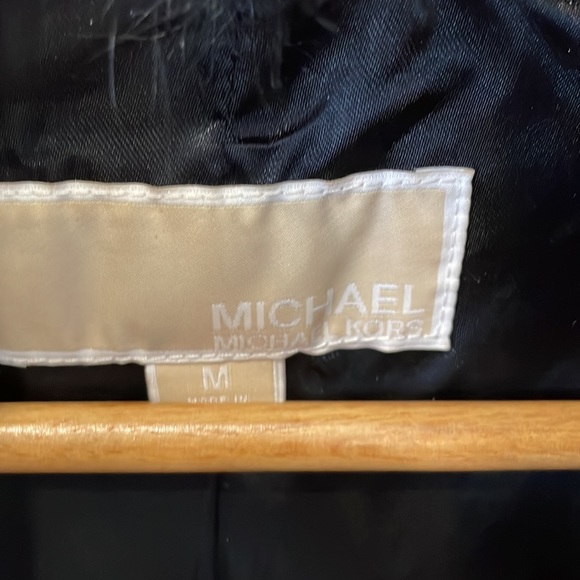 MICHAEL Michael Kors black real rabbit fur vest size M - Picture 2 of 6